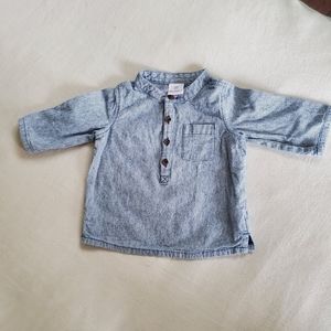 Hanna Andersson henley, size 70, 6-12 months